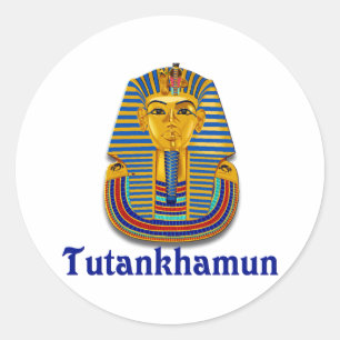Pegatina Redonda Tutankhamun