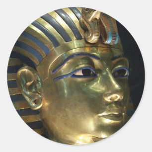 Pegatina Redonda tutankhamun