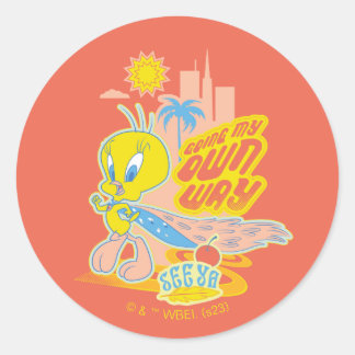 Pegatina Redonda TWEETY™ - A mi manera