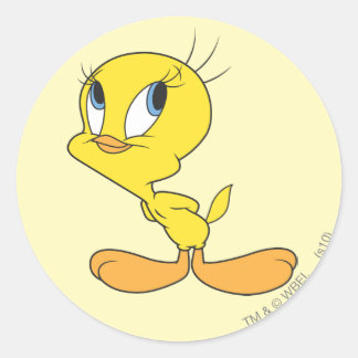 Pegatina Redonda TWEETY™ Hmm