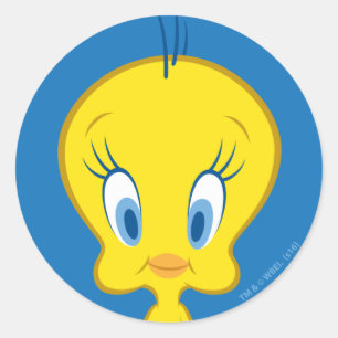 Pegatina Redonda TWEETY™   Pajarito Inocente