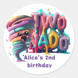 Pegatina Redonda twonado T-Shirt