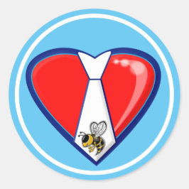 PEGATINA REDONDA TYBEE LOVE