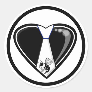 PEGATINA REDONDA TYBEE LOVE