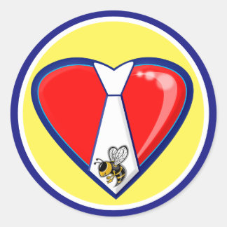 PEGATINA REDONDA TYBEE LOVE