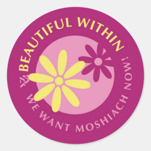 Pegatina Redonda Tznius