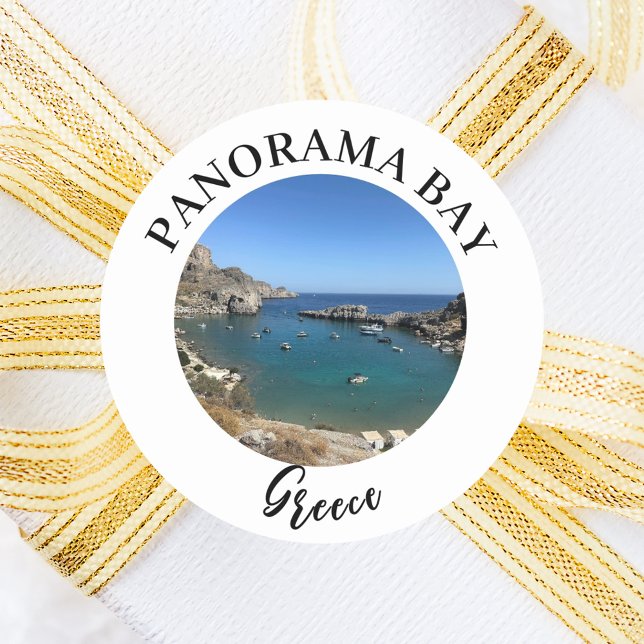 Pegatina Redonda Ubicación del turismo de viajes fotográficos (Subido por el creador)