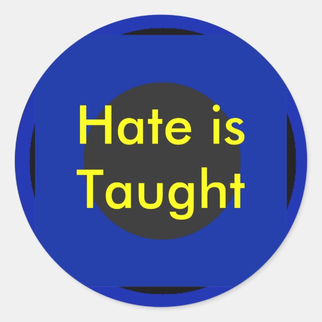 Pegatina Redonda ¡¡¡¡¡¡¡¡¡¡¡¡¡¡¡¡¡¡¡¡¡¡¡¡¡¡¡¡¡!!!! UCreate Hate es  (Anverso)