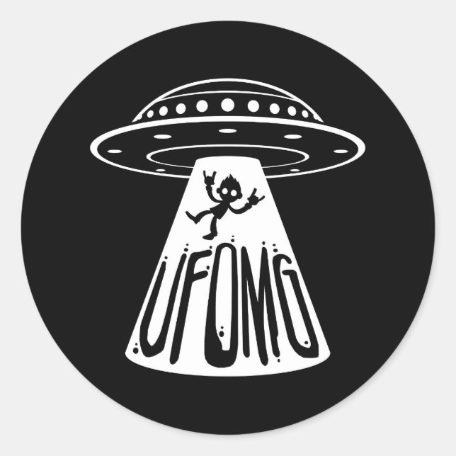 PEGATINA REDONDA UFOMG (Anverso)