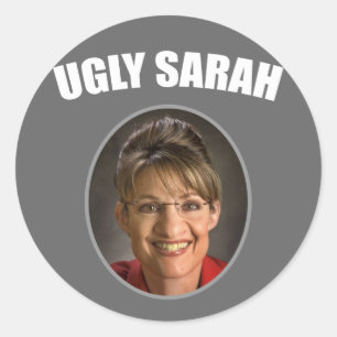 Pegatina Redonda Ugly Sarah
