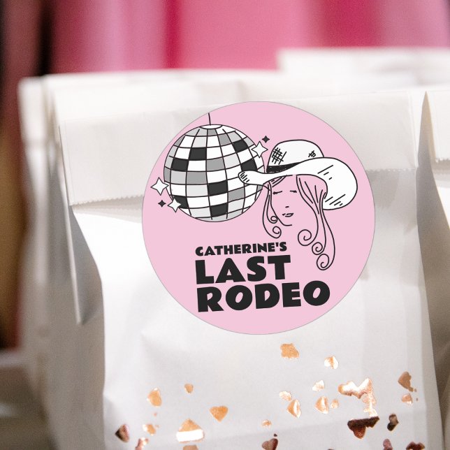 Pegatina Redonda Última película discoteca de Rodeo (Subido por el creador)