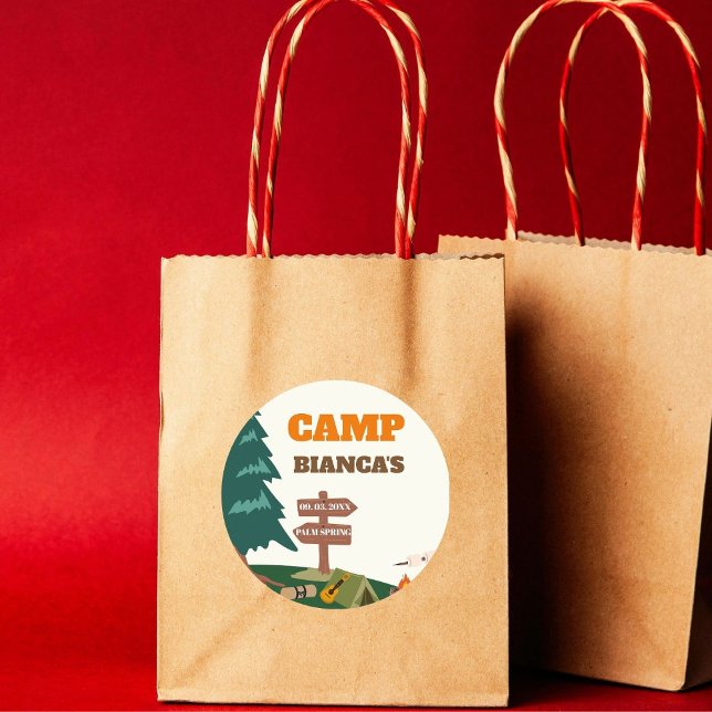 Pegatina Redonda Último Camino Antes Del Veil Camp Bachelorette (Subido por el creador)