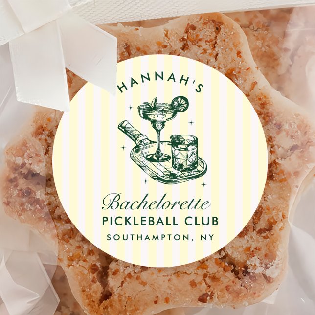 Pegatina Redonda Último Swing Antes del Anillo Pickleball Bach Fin  (Subido por el creador)