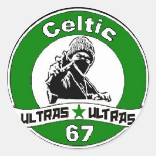 PEGATINA REDONDA ULTRAS. CÉLTICO