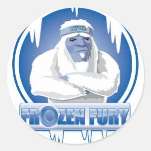 Pegatina Redonda UM_Frozen_Fury