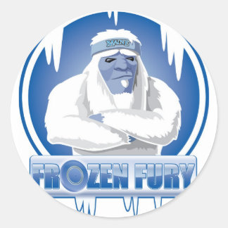 Pegatina Redonda UM_Frozen_Fury