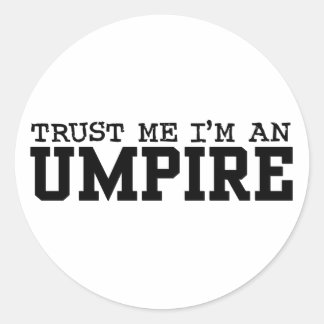 Pegatina Redonda Umpire