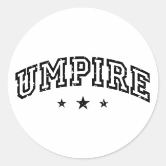 Pegatina Redonda Umpire
