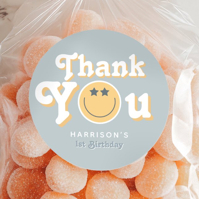 Pegatina Redonda Un amigo de Guay niños primer favor de cumpleaños (Subido por el creador)