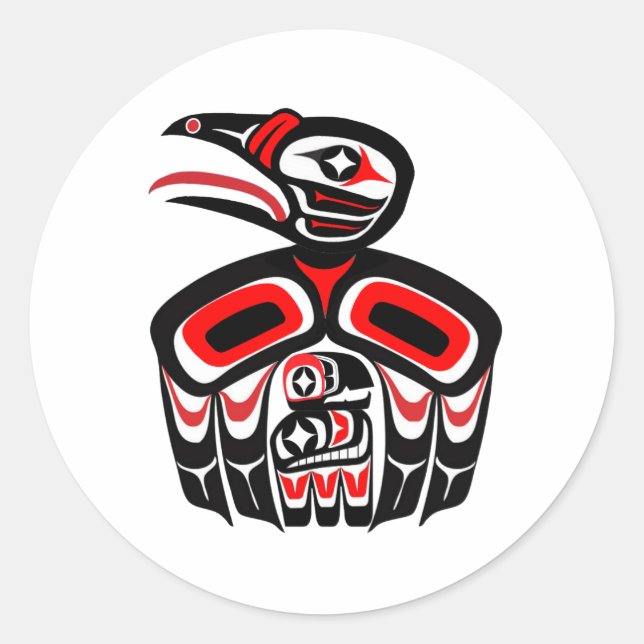 Pegatina Redonda Un amor de madre (Anverso)