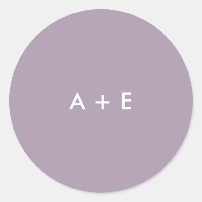 Pegatina Redonda Un Boda de flores silvestres (Anverso)