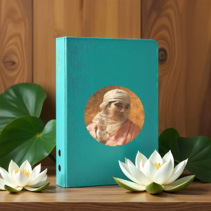 Pegatina Redonda Un circasiano de Frederick Arthur Bridgman, Arte