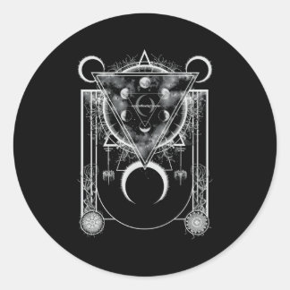 Pegatina Redonda Un Círculo Perfecto €"Crescents