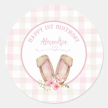 Un conejo se está volviendo un Chica rosado