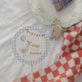 Pegatina Redonda Un cumpleaños gótico y tonto