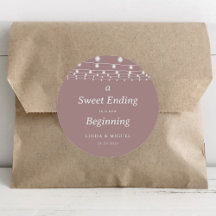 Un dulce final para un nuevo Boda de inicio