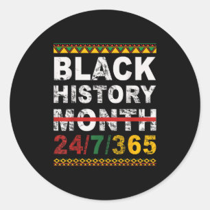 Pegatina Redonda Un Mes No Puede Contener Nuestro Mes de la Histori