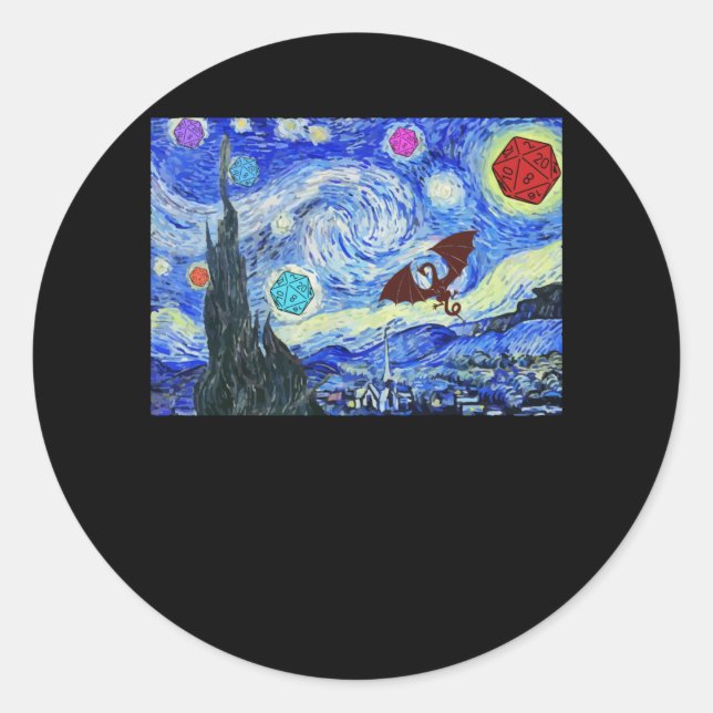 Pegatina Redonda Un Motif Que Merece La Pena Del DM (Anverso)