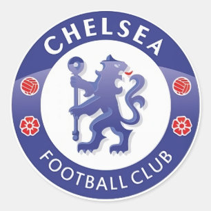 Pegatina Redonda Un nuevo diseño de Chelsea
