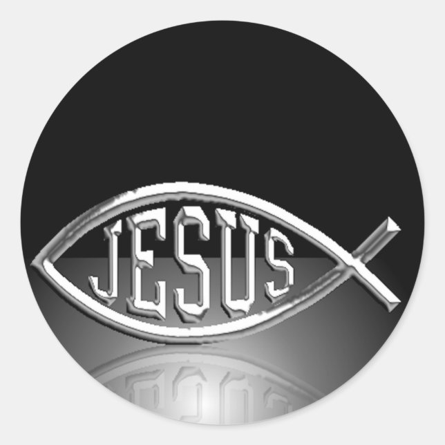 Pegatina Redonda Un Pescador De Hombres (Anverso)