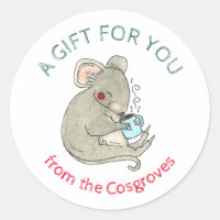 Un regalo para el ratón con chocolate caliente