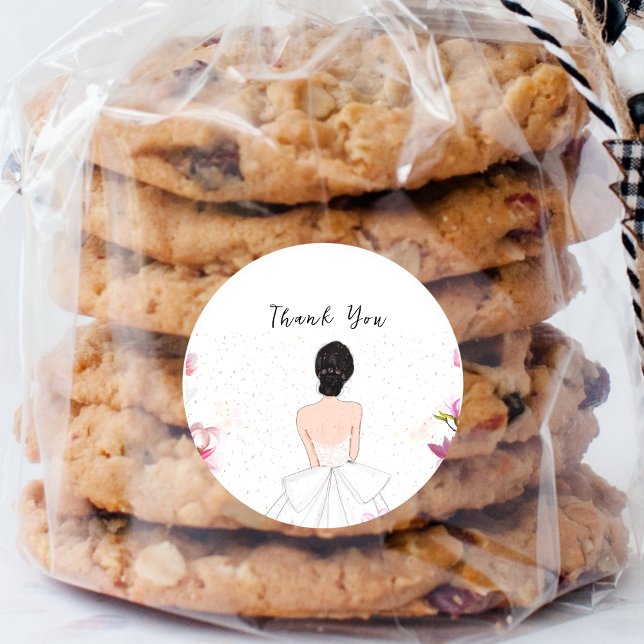 Pegatina Redonda Una simple ducha de novia (Subido por el creador)