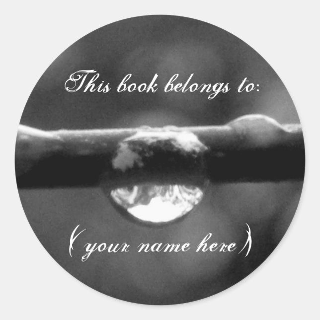 Pegatina Redonda Una sola vez (Anverso)