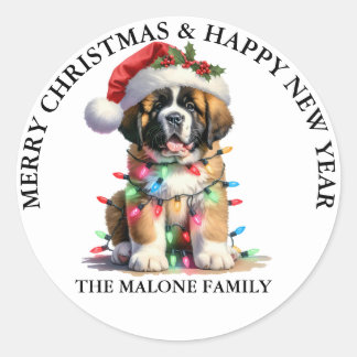 Pegatina Redonda Una sorpresa de aulas de San Bernardo