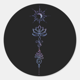 Pegatina Redonda Unalome Group 1