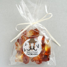 Unas piernas divertidas y murmuran Halloween malva