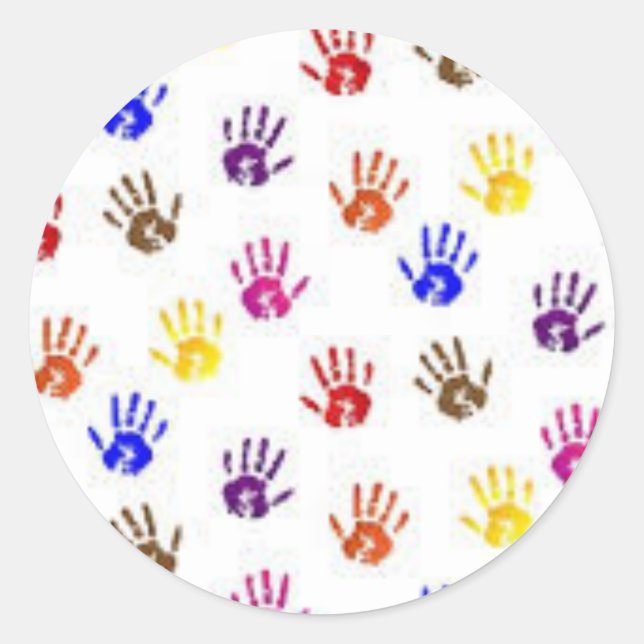 Pegatina Redonda Único (Anverso)