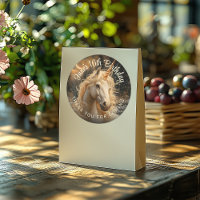 Unicornio de Bosque Floral Poni Encantado Sepia Vi