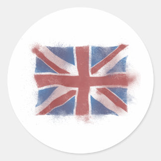 Pegatina Redonda Union Jack