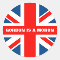 Union Jack anti Gordon Brown