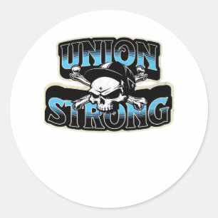 Pegatina Redonda Union Strand Pro Union Hard Gorra Classic