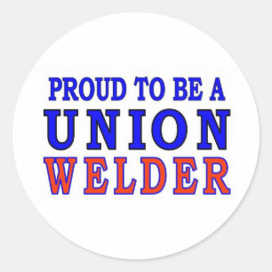 PEGATINA REDONDA UNION WELDER