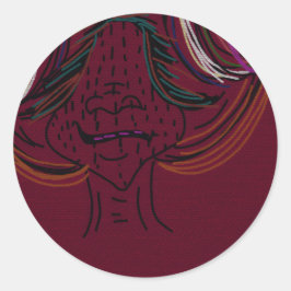 Pegatina Redonda Unique Original Animation Stickers