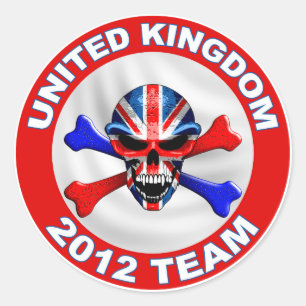 Pegatina Redonda united kingdom