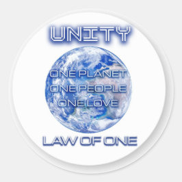 Pegatina Redonda UNITY stickers! Autocollants UNITE planétaire!