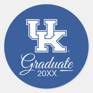 Pegatina Redonda Universidad de Kentucky  Graduación